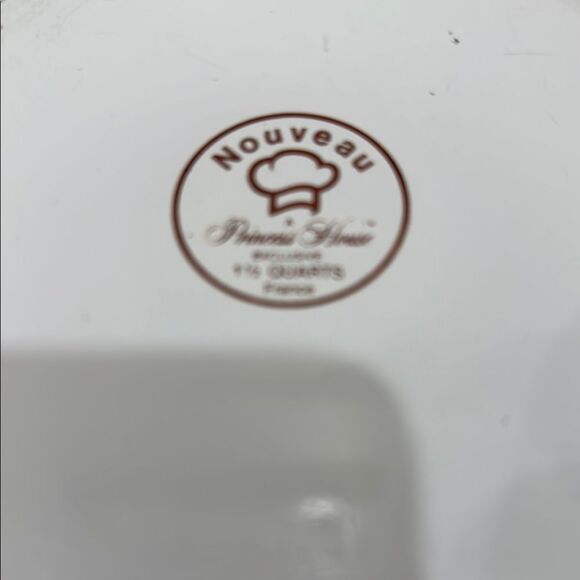 Princess House Nouveau France White Quality Ceramic Serve Bakeware 1 1/2 Quarts - Picture 7 of 9